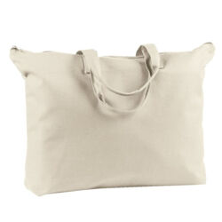 Canvas Zippered Book Tote Thumbnail