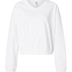 Women's French Terry V-Neck Sweatshirt Thumbnail