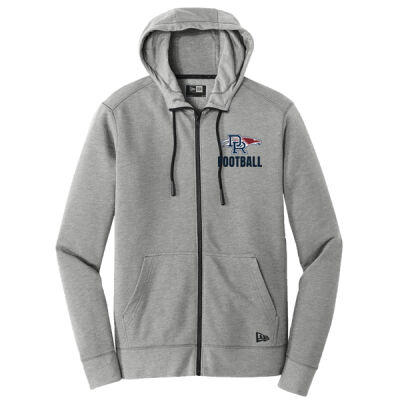 *Eagle "Football" - Tri Blend Fleece Full Zip Hoodie Thumbnail