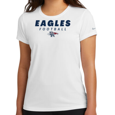 *Eagles Football - Ladies Swoosh Sleeve rLegend Tee Thumbnail