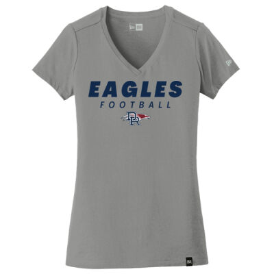 *Eagles Football - Ladies Heritage Blend V Neck Tee Thumbnail