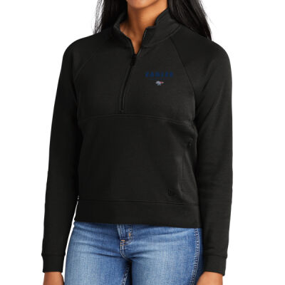 *Eagles Football White - Ladies STS 1/2 Zip Thumbnail