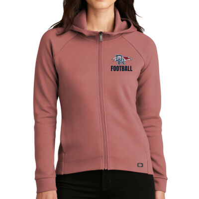 *Eagles Logo Football - Ladies Bolt Full Zip Hoodie Thumbnail