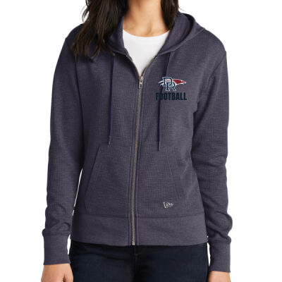 *Eagles Logo Football - Ladies Thermal Full Zip Hoodie Thumbnail