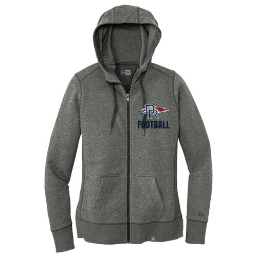 *Eagles Logo Football - Ladies French Terry Full Zip Hoodie Thumbnail