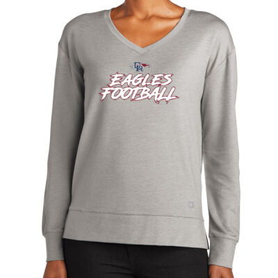*Scratch Eagles Football - Ladies Luuma Flex Long Sleeve V Neck Thumbnail