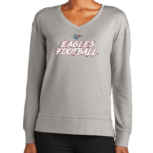 *Scratch Eagles Football - Ladies Luuma Flex Long Sleeve V Neck Thumbnail