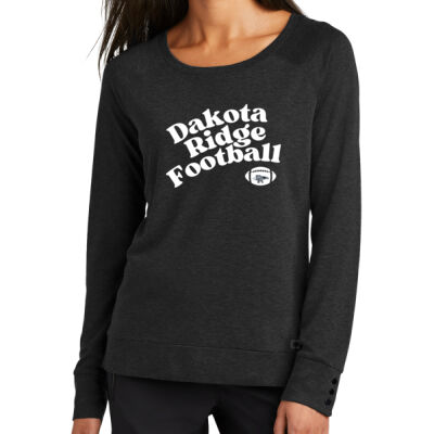 *Dakota Ridge Football White - Ladies Command Long Sleeve Scoop Neck Thumbnail