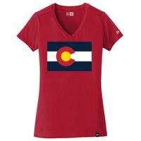 Ladies Heritage Blend V Neck Tee Thumbnail