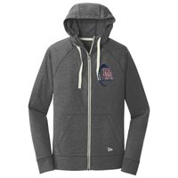 Sueded Cotton Blend Full Zip Hoodie Thumbnail