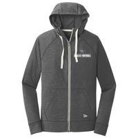 Sueded Cotton Blend Full Zip Hoodie Thumbnail