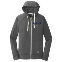 Sueded Cotton Blend Full Zip Hoodie Thumbnail