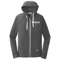 Sueded Cotton Blend Full Zip Hoodie Thumbnail