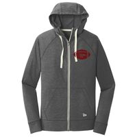 Sueded Cotton Blend Full Zip Hoodie Thumbnail