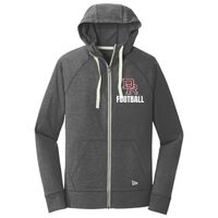 Sueded Cotton Blend Full Zip Hoodie Thumbnail